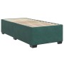 Estructura de cama sin colchón terciopelo verde oscuro 90x190cm en Camas y somieres | Comprar online en Foro24