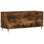 Scheibenschrank aus geräuchertem Eichensperrholz, 100 x 38 x 48 cm von vidaXL, CD- und DVD-Speicher - Ref: Foro24-831745, Pre...