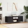 Schwarzer Plattenschrank aus Sperrholz, 121 x 38 x 48 cm von vidaXL, CD- und DVD-Speicher - Ref: Foro24-831669, Preis: 80,45 ...