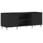 Schwarzer Plattenschrank aus Sperrholz, 121 x 38 x 48 cm von vidaXL, CD- und DVD-Speicher - Ref: Foro24-831669, Preis: 80,45 ...