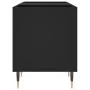 Schwarzer Plattenschrank aus Sperrholz, 121 x 38 x 48 cm von vidaXL, CD- und DVD-Speicher - Ref: Foro24-831669, Preis: 80,45 ...