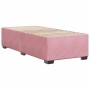 Estructura de cama sin colchón terciopelo rosa 90x190 cm en Camas y somieres | Comprar online en Foro24