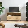 TV-Schrank aus geräuchertem Eichensperrholz, 80 x 36 x 50 cm von vidaXL, TV-Möbel - Ref: Foro24-828991, Preis: 66,76 €, Rabat...