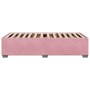 Estructura de cama sin colchón terciopelo rosa 90x190 cm en Camas y somieres | Comprar online en Foro24