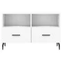 Sperrholz TV-Möbel weiß 80x36x50 cm von vidaXL, TV-Möbel - Ref: Foro24-828988, Preis: 66,44 €, Rabatt: %