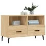 TV-Schrank aus geräuchertem Eichensperrholz, 80 x 36 x 50 cm von vidaXL, TV-Möbel - Ref: Foro24-828991, Preis: 66,76 €, Rabat...