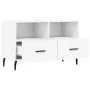 Sperrholz TV-Möbel weiß 80x36x50 cm von vidaXL, TV-Möbel - Ref: Foro24-828988, Preis: 66,44 €, Rabatt: %