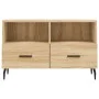 TV-Schrank aus geräuchertem Eichensperrholz, 80 x 36 x 50 cm von vidaXL, TV-Möbel - Ref: Foro24-828991, Preis: 66,76 €, Rabat...