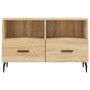 TV-Schrank aus geräuchertem Eichensperrholz, 80 x 36 x 50 cm von vidaXL, TV-Möbel - Ref: Foro24-828991, Preis: 67,59 €, Rabat...