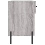 Sonoma gray engineered wood shoe bench 102x35x55 cm by vidaXL, Shoe racks and shoe organizers - Ref: Foro24-829754, Price: 60...