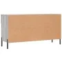 Sonoma gray engineered wood shoe bench 102x35x55 cm by vidaXL, Shoe racks and shoe organizers - Ref: Foro24-829754, Price: 59...