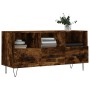TV-Schrank aus geräuchertem Eichenholzwerkstoff, 102 x 36 x 50 cm von vidaXL, TV-Möbel - Ref: Foro24-829033, Preis: 77,31 €, ...