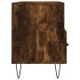 Smoked oak engineered wood TV cabinet 102x36x50 cm by vidaXL, TV Furniture - Ref: Foro24-829033, Price: 76,35 €, Discount: %