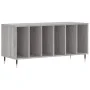 Mueble para discos madera contrachapada gris Sonoma 100x38x48cm de vidaXL, Almacenamiento para CD y DVD - Ref: Foro24-831746,...