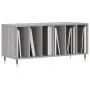 Mueble para discos madera contrachapada gris Sonoma 100x38x48cm de vidaXL, Almacenamiento para CD y DVD - Ref: Foro24-831746,...