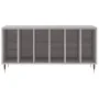 Mueble para discos madera contrachapada gris Sonoma 100x38x48cm de vidaXL, Almacenamiento para CD y DVD - Ref: Foro24-831746,...