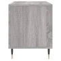 Mueble para discos madera contrachapada gris Sonoma 100x38x48cm de vidaXL, Almacenamiento para CD y DVD - Ref: Foro24-831746,...
