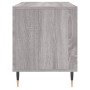 Schallplattenschrank aus grauem Sonoma-Sperrholz, 100 x 38 x 48 cm von vidaXL, CD- und DVD-Speicher - Ref: Foro24-831746, Pre...