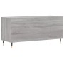Schallplattenschrank aus grauem Sonoma-Sperrholz, 100 x 38 x 48 cm von vidaXL, CD- und DVD-Speicher - Ref: Foro24-831746, Pre...