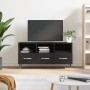Schwarzer TV-Schrank aus Holzwerkstoff, 102 x 36 x 50 cm von vidaXL, TV-Möbel - Ref: Foro24-829013, Preis: 80,30 €, Rabatt: %