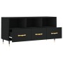Schwarzer TV-Schrank aus Holzwerkstoff, 102 x 36 x 50 cm von vidaXL, TV-Möbel - Ref: Foro24-829013, Preis: 80,30 €, Rabatt: %