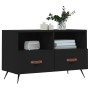 Mueble para TV madera contrachapada negro 80x36x50 cm de vidaXL, Muebles TV - Ref: Foro24-828941, Precio: 52,82 €, Descuento: %