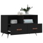 Mueble para TV madera contrachapada negro 80x36x50 cm de vidaXL, Muebles TV - Ref: Foro24-828941, Precio: 52,82 €, Descuento: %