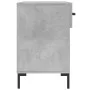 Banco zapatero madera de ingeniería gris hormigón 102x35x55 cm de vidaXL, Zapateros y organizadores de calzado - Ref: Foro24-...