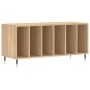 Sperrholz Scheibenmöbel Sonoma Eiche 100x38x48 cm von vidaXL, CD- und DVD-Speicher - Ref: Foro24-831743, Preis: 77,32 €, Raba...