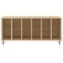 Mueble discos madera contrachapada roble Sonoma 100x38x48 cm de vidaXL, Almacenamiento para CD y DVD - Ref: Foro24-831743, Pr...