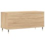 Sperrholz Scheibenmöbel Sonoma Eiche 100x38x48 cm von vidaXL, CD- und DVD-Speicher - Ref: Foro24-831743, Preis: 77,32 €, Raba...