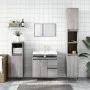 Sonoma gray plywood bathroom cabinet 65x33x60 cm by vidaXL, bathroom vanities - Ref: Foro24-831602, Price: 59,81 €, Discount: %