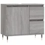 Sonoma gray plywood bathroom cabinet 65x33x60 cm by vidaXL, bathroom vanities - Ref: Foro24-831602, Price: 59,81 €, Discount: %
