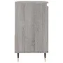 Sonoma gray plywood bathroom cabinet 65x33x60 cm by vidaXL, bathroom vanities - Ref: Foro24-831602, Price: 59,81 €, Discount: %