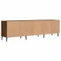 TV-Schrank aus braunem Eichensperrholz, 150 x 30 x 44,5 cm von vidaXL, TV-Möbel - Ref: Foro24-831299, Preis: 103,94 €, Rabatt: %