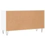 White engineered wood shoe bench 102x35x55 cm by vidaXL, Shoe racks and shoe organizers - Ref: Foro24-829732, Price: 53,20 €,...