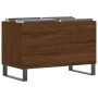 Scheibenschrank aus braunem Eichensperrholz, 74,5 x 38 x 48 cm von vidaXL, CD- und DVD-Speicher - Ref: Foro24-831739, Preis: ...