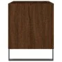 Scheibenschrank aus braunem Eichensperrholz, 74,5 x 38 x 48 cm von vidaXL, CD- und DVD-Speicher - Ref: Foro24-831739, Preis: ...