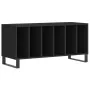 Plattenschrank aus Sperrholz schwarz 100x38x48 cm von vidaXL, CD- und DVD-Speicher - Ref: Foro24-831757, Preis: 81,64 €, Raba...