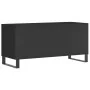 Plattenschrank aus Sperrholz schwarz 100x38x48 cm von vidaXL, CD- und DVD-Speicher - Ref: Foro24-831757, Preis: 81,64 €, Raba...