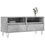 TV-Schrank aus betongrauem Sperrholz, 100 x 34,5 x 44,5 cm von vidaXL, TV-Möbel - Ref: Foro24-831240, Preis: 71,92 €, Rabatt: %