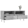 TV-Schrank aus betongrauem Sperrholz, 100 x 34,5 x 44,5 cm von vidaXL, TV-Möbel - Ref: Foro24-831240, Preis: 71,92 €, Rabatt: %