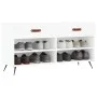 Banco zapatero madera de ingeniería blanco 102x35x55 cm de vidaXL, Zapateros y organizadores de calzado - Ref: Foro24-829708,...