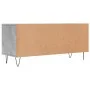 TV-Schrank aus betongrauem Sperrholz, 100 x 34,5 x 44,5 cm von vidaXL, TV-Möbel - Ref: Foro24-831240, Preis: 71,03 €, Rabatt: %