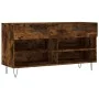 Shoe bench engineered wood smoked oak 102x35x55 cm by vidaXL, Shoe racks and shoe organizers - Ref: Foro24-829737, Price: 52,...