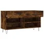 Shoe bench engineered wood smoked oak 102x35x55 cm by vidaXL, Shoe racks and shoe organizers - Ref: Foro24-829737, Price: 52,...