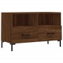 TV-Schrank aus braunem Eichensperrholz, 80 x 36 x 50 cm von vidaXL, TV-Möbel - Ref: Foro24-828979, Preis: 69,66 €, Rabatt: %