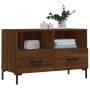 TV-Schrank aus braunem Eichensperrholz, 80 x 36 x 50 cm von vidaXL, TV-Möbel - Ref: Foro24-828979, Preis: 69,66 €, Rabatt: %