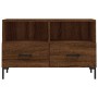 TV-Schrank aus braunem Eichensperrholz, 80 x 36 x 50 cm von vidaXL, TV-Möbel - Ref: Foro24-828979, Preis: 69,66 €, Rabatt: %