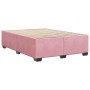 Estructura de cama sin colchón terciopelo rosa 140x200 cm en Camas y somieres | Comprar online en Foro24